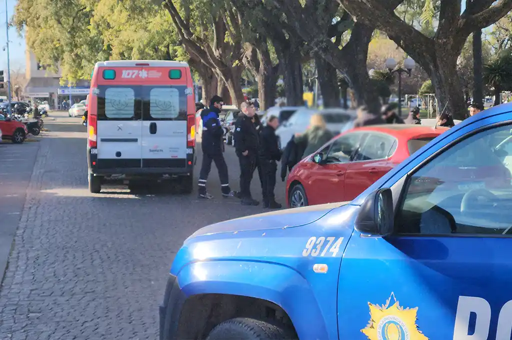 Accidente de tránsito en pleno centro | Crédito: RADIO RAFAELA