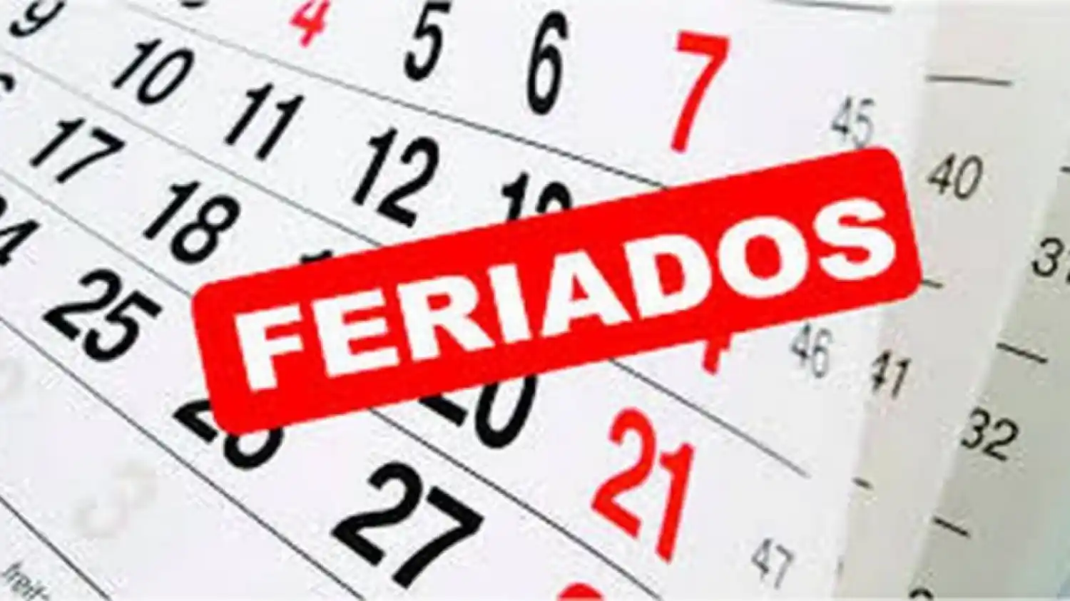 Confirmaron los feriados y días no laborables del 2019