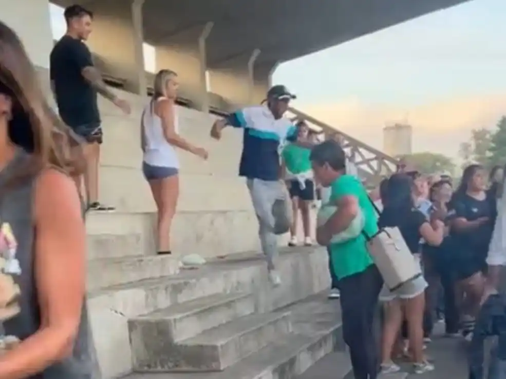 Graves incidentes durante un partido de inferiores.