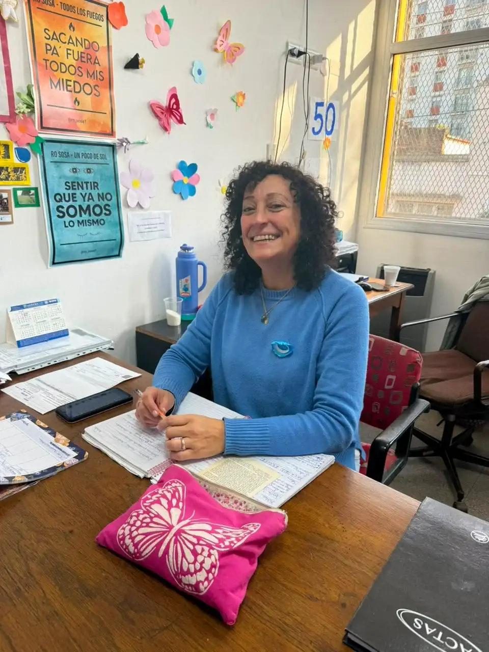 Silvana Castro se jubiló recientemente de la dirección de la Escuela Polivalente de Arte.