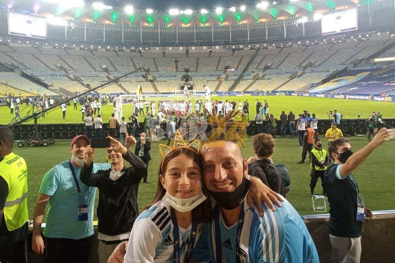 Santafesino en el Maracaná: “Vendí todo, vivo en Buzios y estuve ahí”