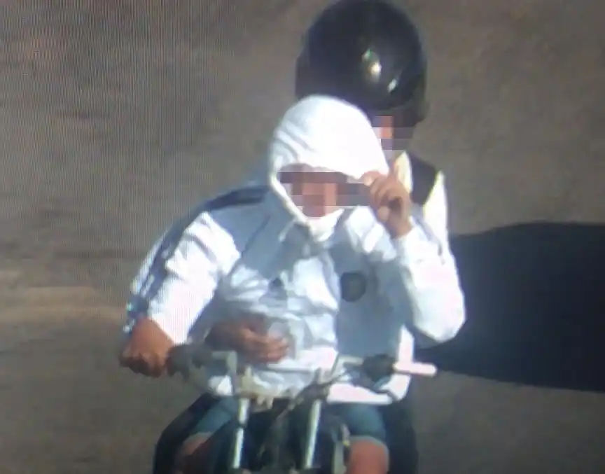 Imágenes de cámaras permitieron recuperar una moto que fue robada