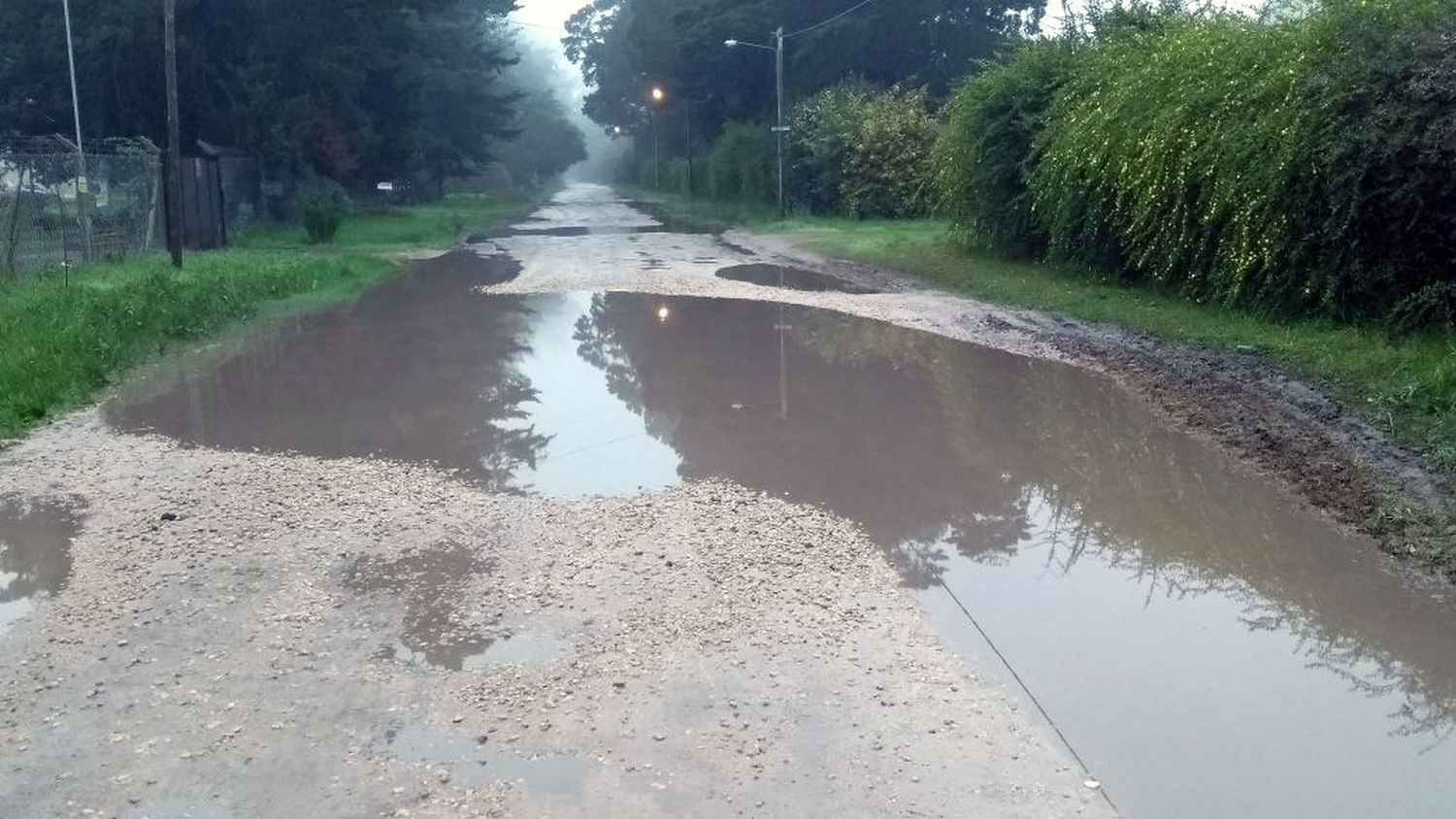 La lluvia complica los accesos a barrios del Norte