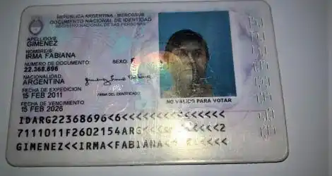 Encontraron el DNI de Irma