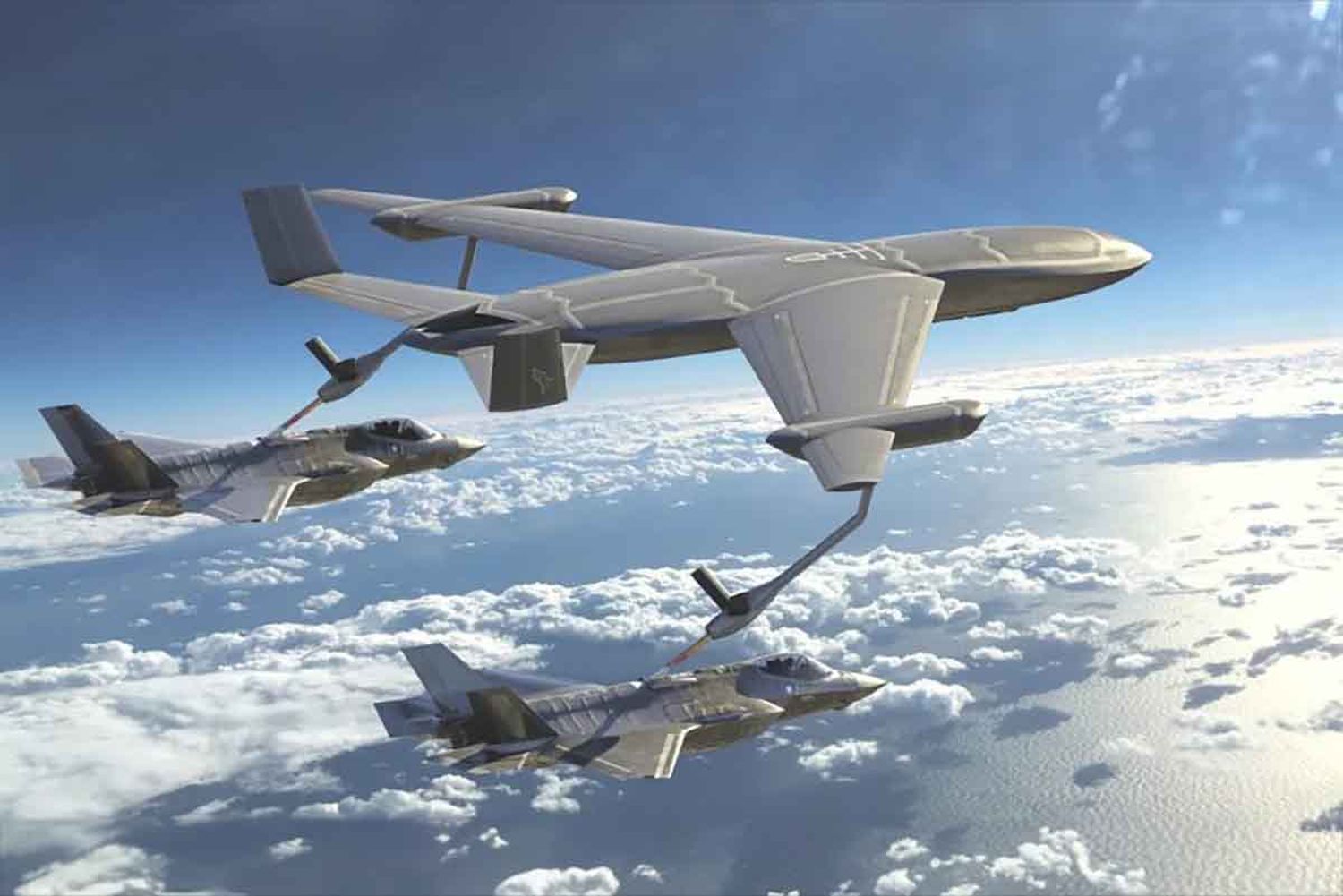 Lockheed Martin presentó el concepto KC-Z, un reabastecedor furtivo tripulado remotamente de próxima generación