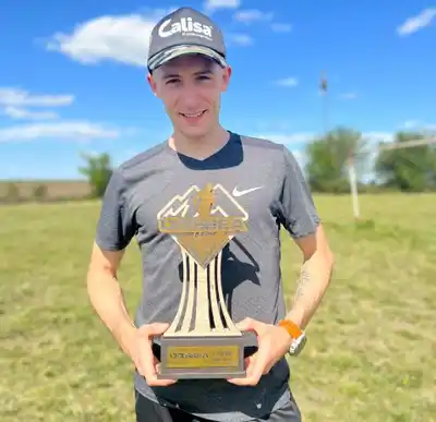 Juan Bustos se quedó con el 1 en la Odissea Trail Run