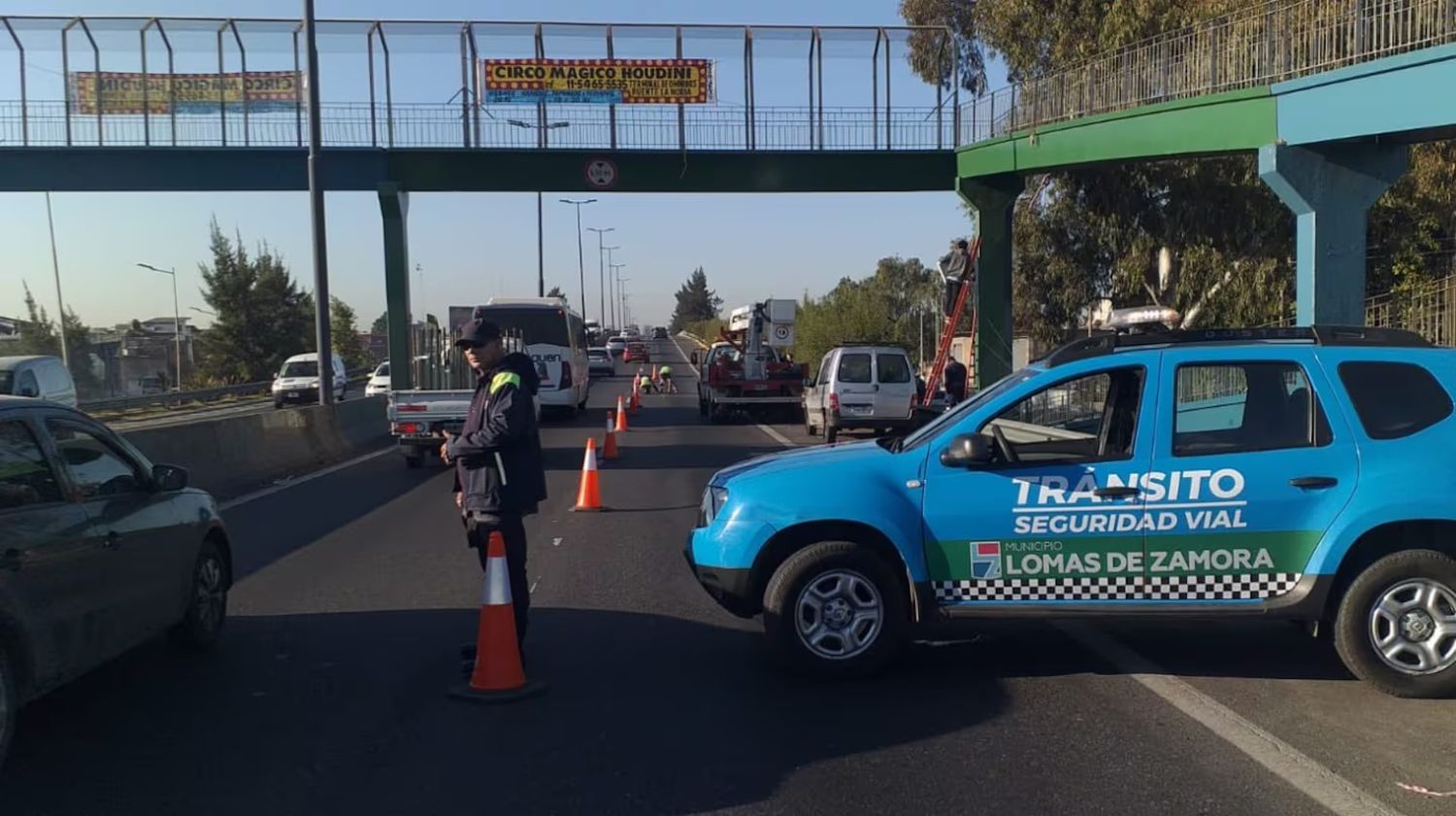 El siniestro ocurrió en Camino Negro, Lomas de Zamora. (Foto: X/TransitoLomas)