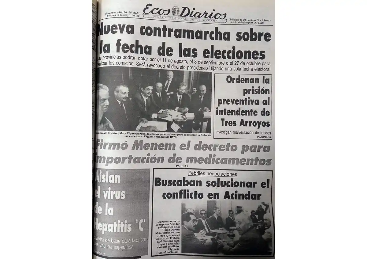 Domingo 12 de mayo de 1991