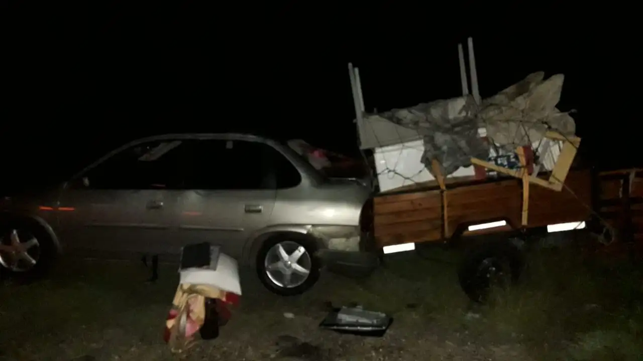 Un camión chocó desde atrás a un auto en Ruta 12: una mujer y sus dos hijas fueron
hospitalizadas