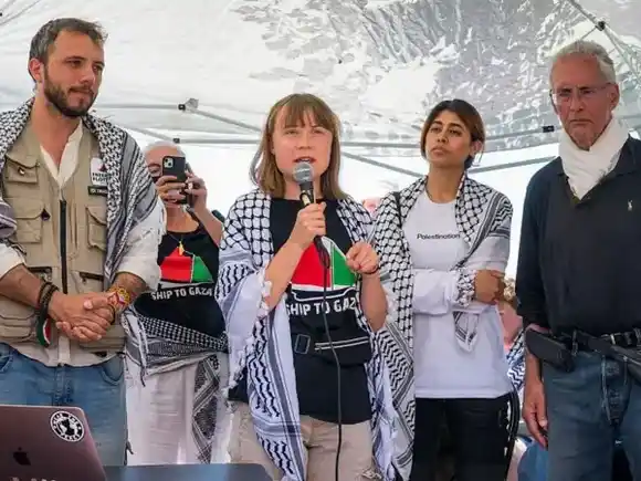Greta Thunberg se sumó a una misión que se dirige a Gaza para romper el bloqueo israelí
