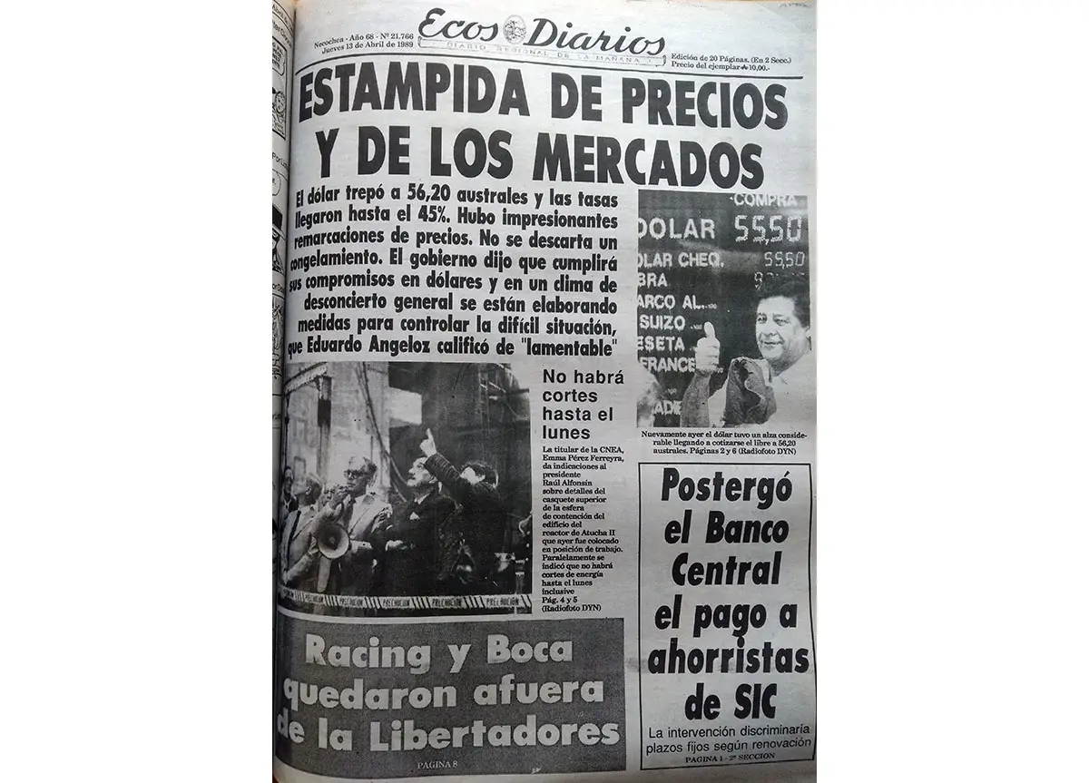 Jueves 13 de abril de 1989