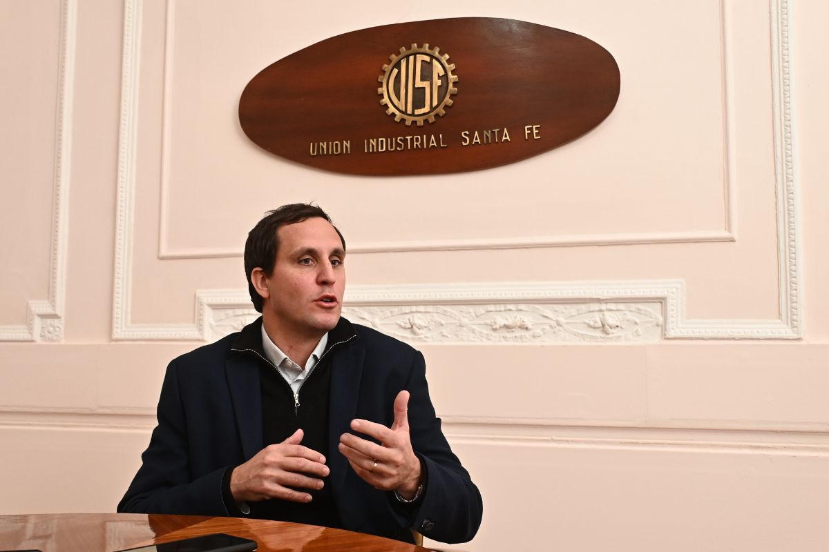 Cristian Fiereder lleva menos de un mes al frente de la Unión Industrial de Santa Fe