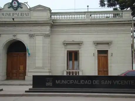 Productores de cerdos protestan en la Municipalidad de San Vicente