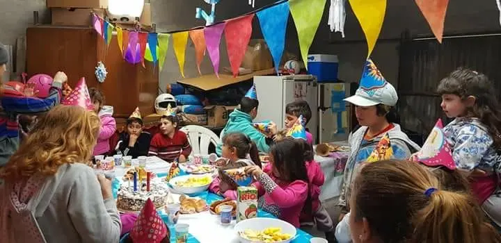 La sonrisa de los niños como objetivo