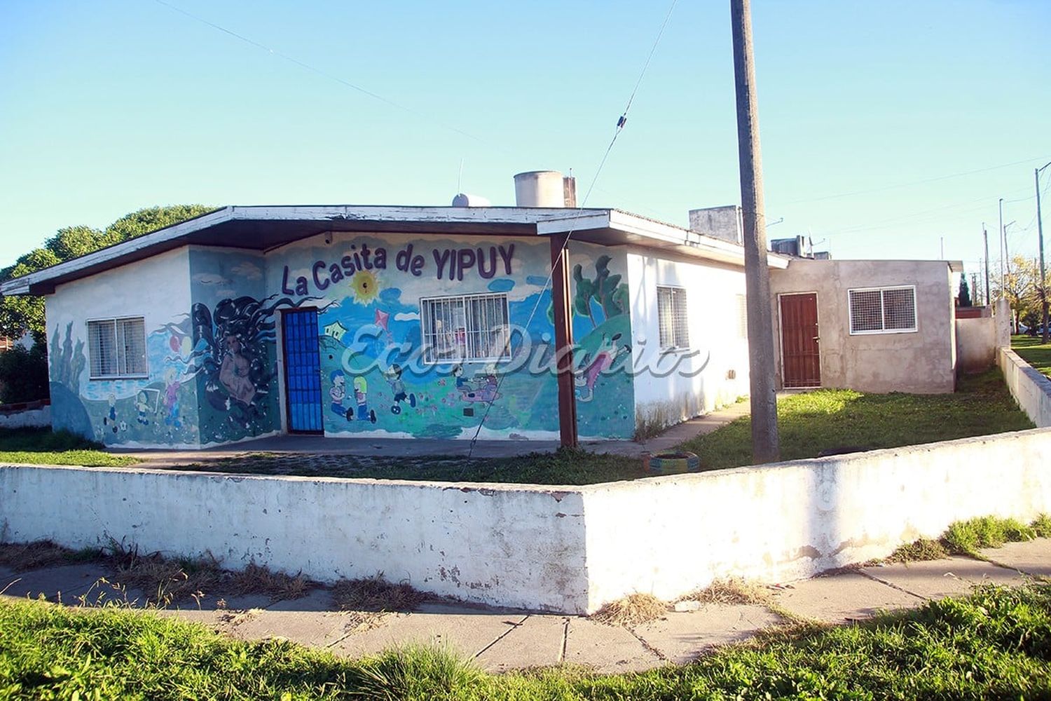 En el barrio Norte. Sede de Yipuy en calles 37 y 76