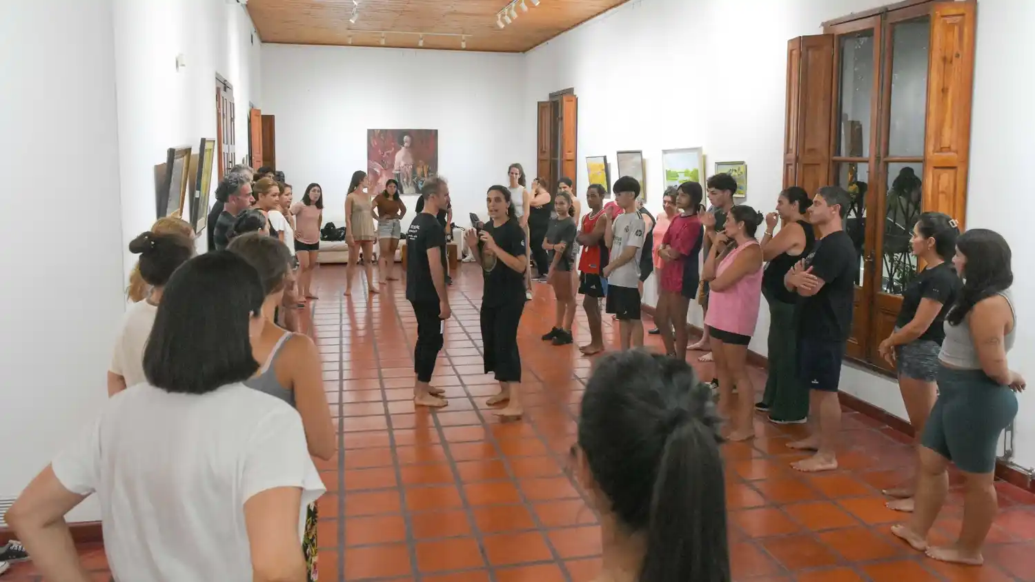 Unas 18 parejas participaron del seminario en el Museo Quirós. (Foto: MG):