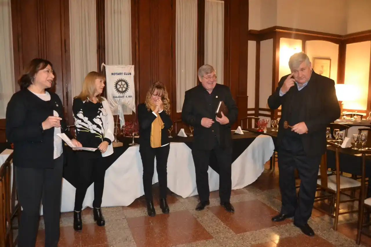 Cambio de autoridades en Rotary Club Gualeguay