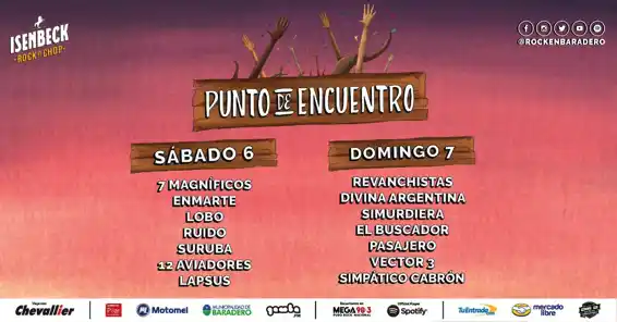 Arranca la previa de "Rock en Baradero 2018" con "Punto de Encuentro"