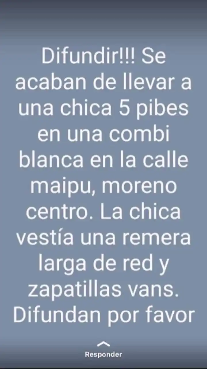 Se viralizó por las redes el secuestro de una chica en el centro pero no hay denuncias