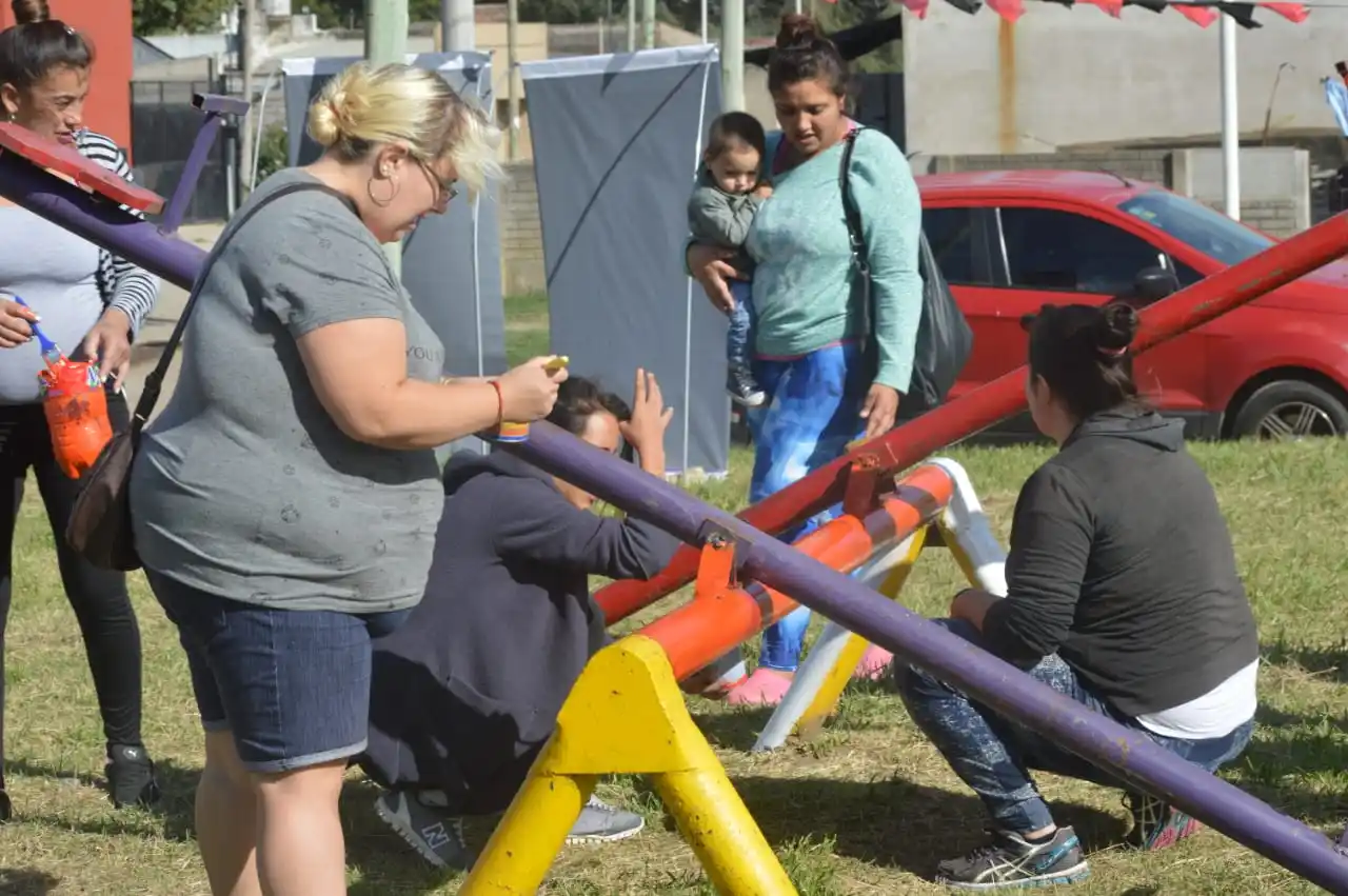 El Movimiento  Evita realizó mejoras en la Plaza 13 de  Enero para recuperar el espacio