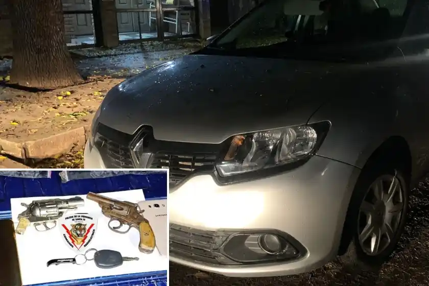 Múltiples detenidos en zona noroeste tras el robo de un remis: secuestraron dos armas de fuego