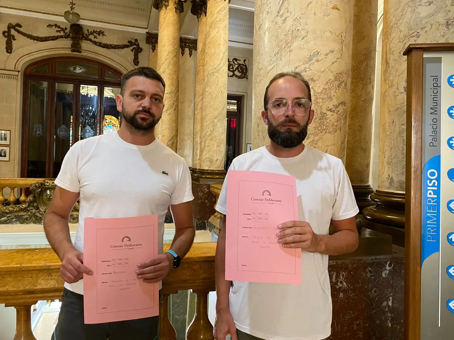 Manazzoni y Carrillo presentaron proyectos para prevenir delitos en La Movediza
