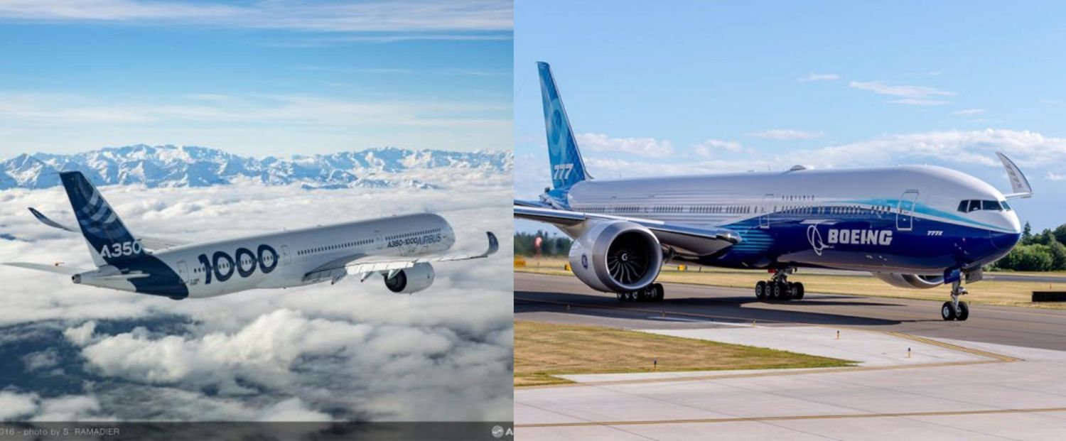 Long-haul fleet modernization plans: KLM considers the Airbus A350 and Boeing 777X