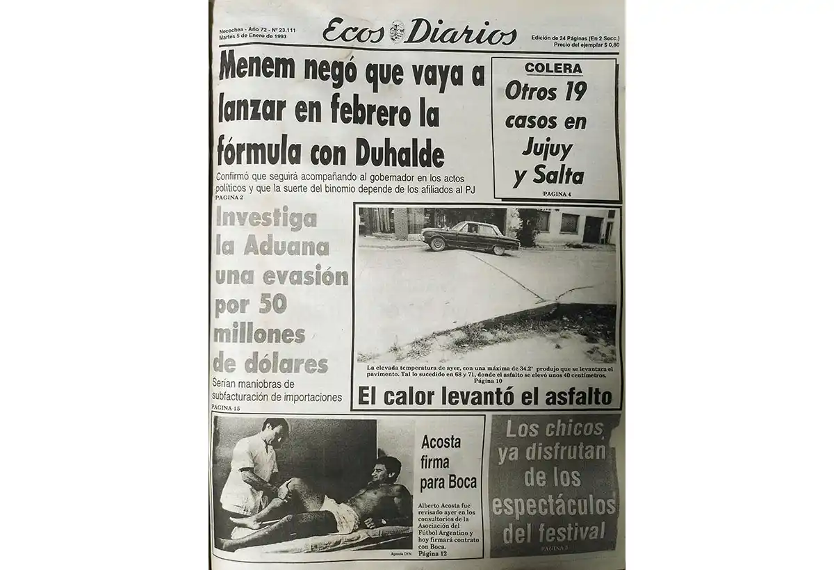 Martes 5 de enero de 1993