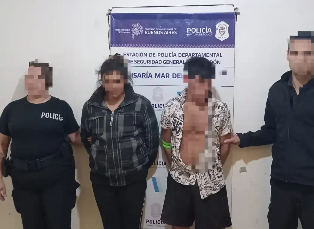 Por el hecho quedaron imputados un hombre de 32 y una mujer de 43, mientras que otro sujeto logró escapar.
