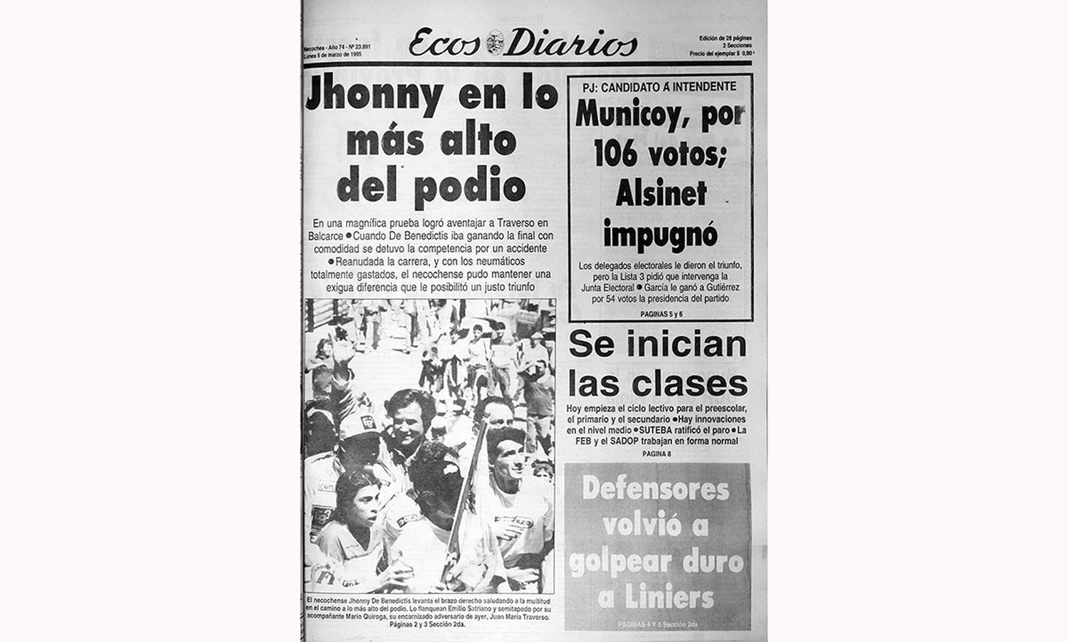 Lunes 6 de marzo de 1995