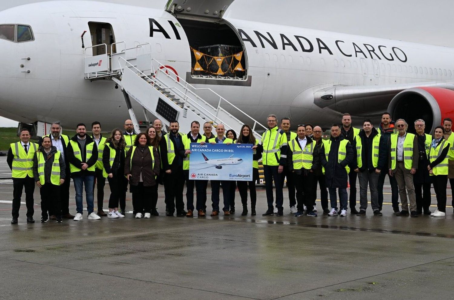 Air Canada Cargo comenzó sus vuelos a Basilea