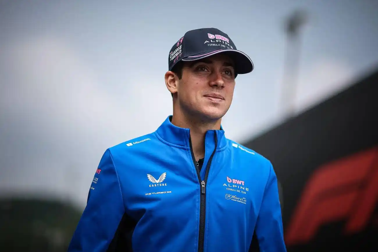 Colapinto en el Gran Premio de Bélgica.