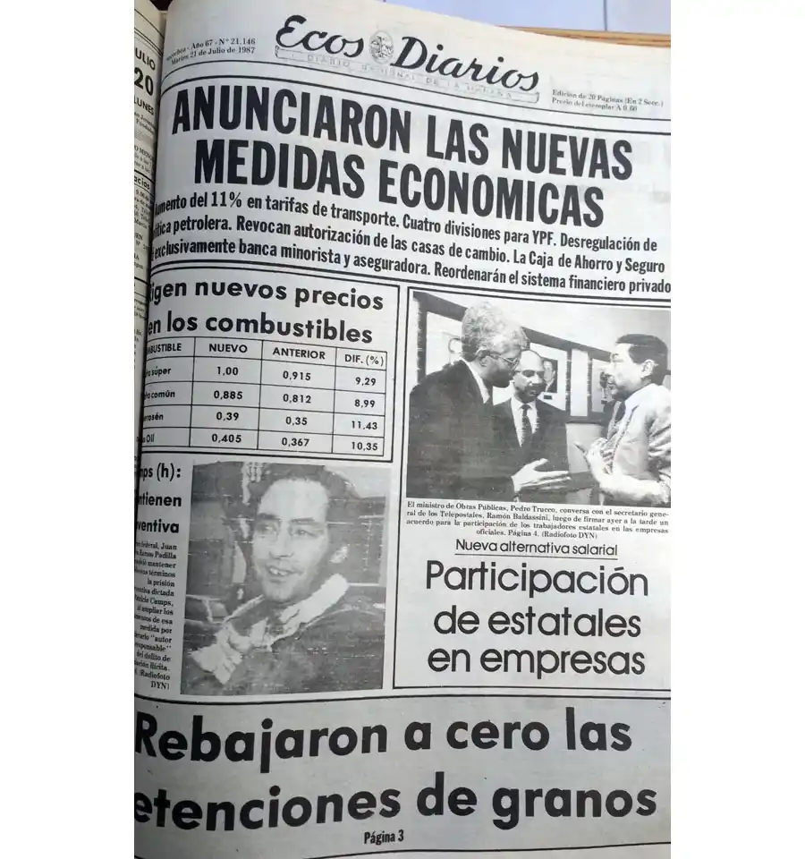 Martes 21 de julio de 1987