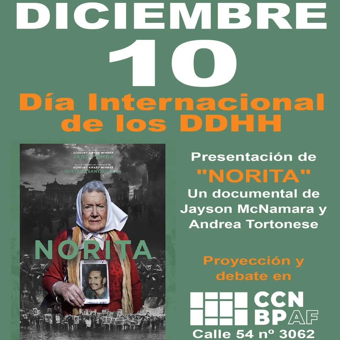 Proyectarán en Necochea el documental Norita