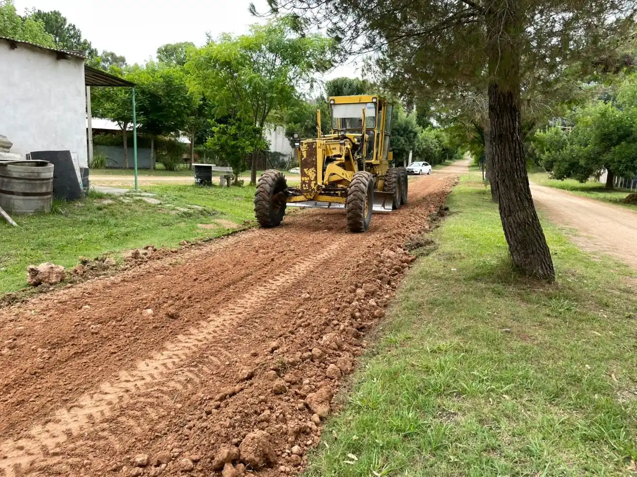 Realizaron mejoras viales con aportes de materiales en el barrio Don Pedro