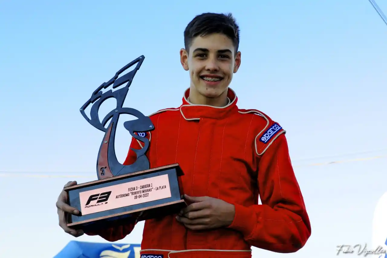 Gran fin de semana de Nazareno López: tercero y cuarto en la F3 Metropolitana