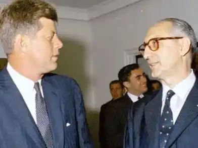 John Kennedy y Arturo Frondizi. Foto: Internet.