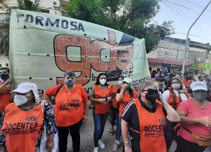 El gremio Docentes Autoconvocados convocó para hoy a una marcha y paro por 24 horas