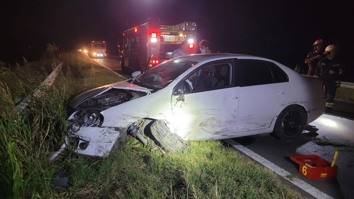 Violento accidente en Ruta Nacional 33