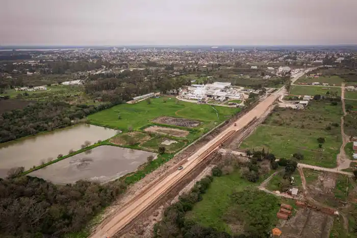 Se realiza la obra básica para la pavimentación del acceso norte