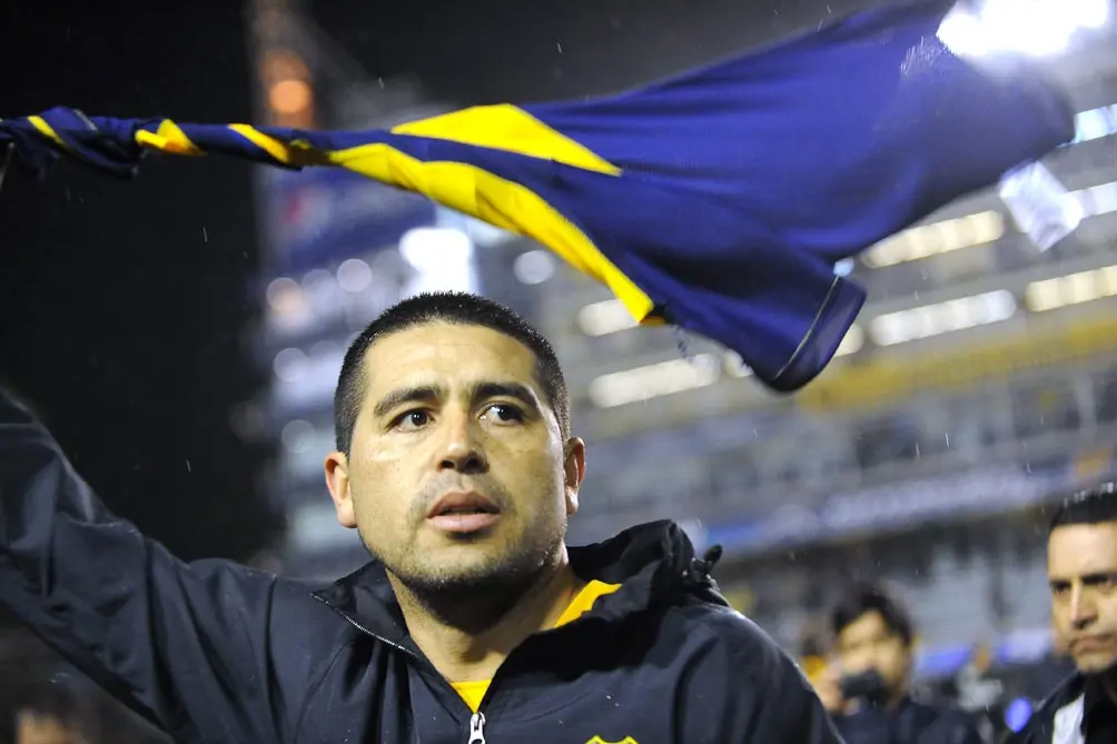 Riquelme, a cinco años de su última función en «La Bombonera»