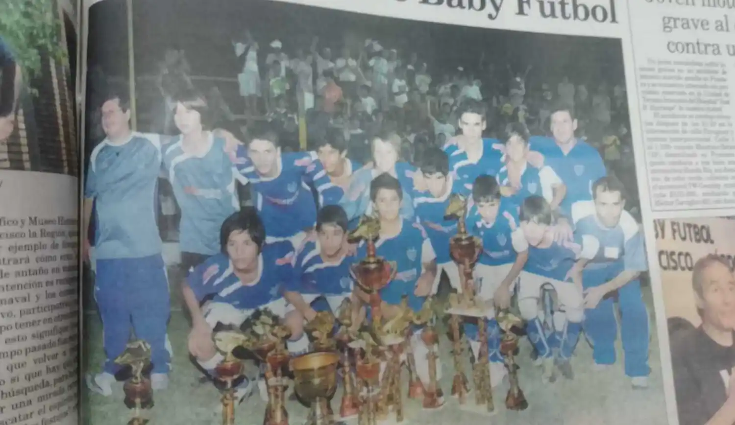 Barrio Jardín, el último campeón de la Liga de Baby Fútbol en el año 2012