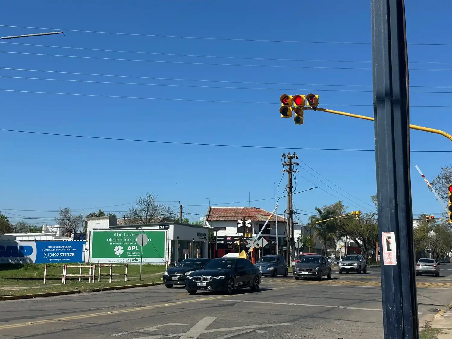 Intersección Bv Sata Fe y Av. Italia