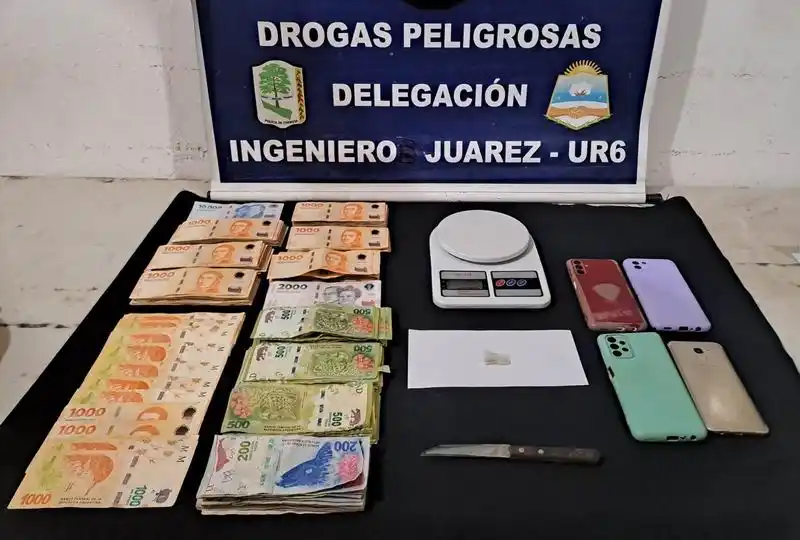 La Policía allanó una casa y detuvo
a una mujer en Ingeniero Juárez