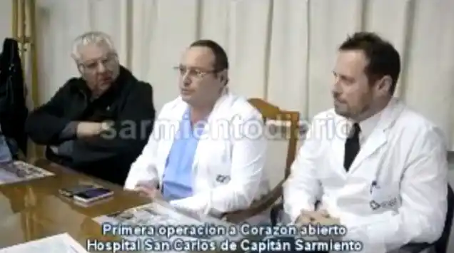 Realizaron la primera operación a corazón abierto en Capitán Sarmiento