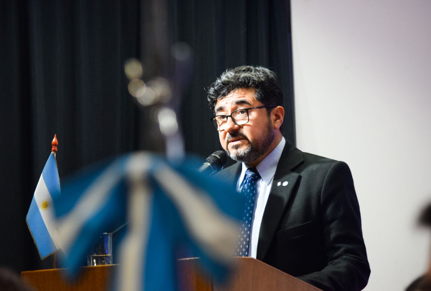 Alberto Toloza destacó la adhesión de autoridades y miembros de la comunidad universitaria a la jornada nacional de movilización.