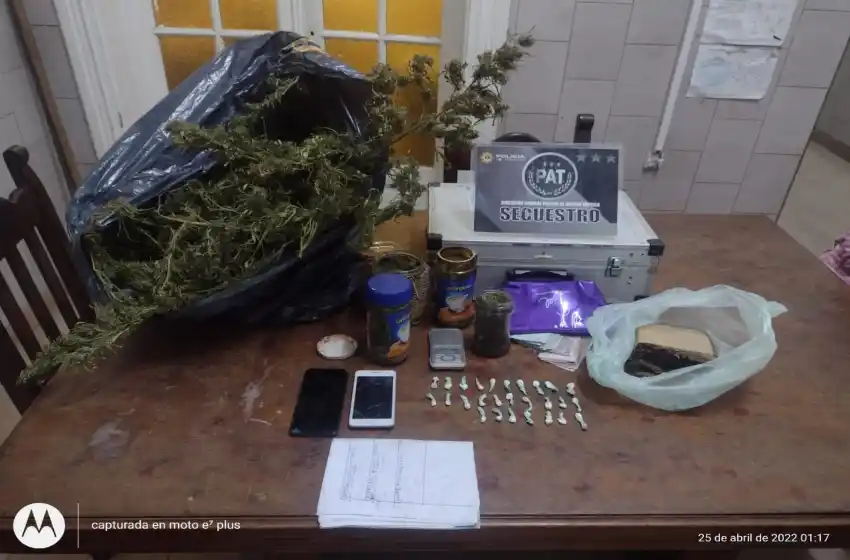 Detuvieron a un hombre que quiso escapar de la policía en zona norte y le secuestraron cocaína y marihuana