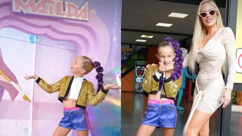 Luciana Salazar compartió el detrás de escena del cumple K-pop de Matilda.