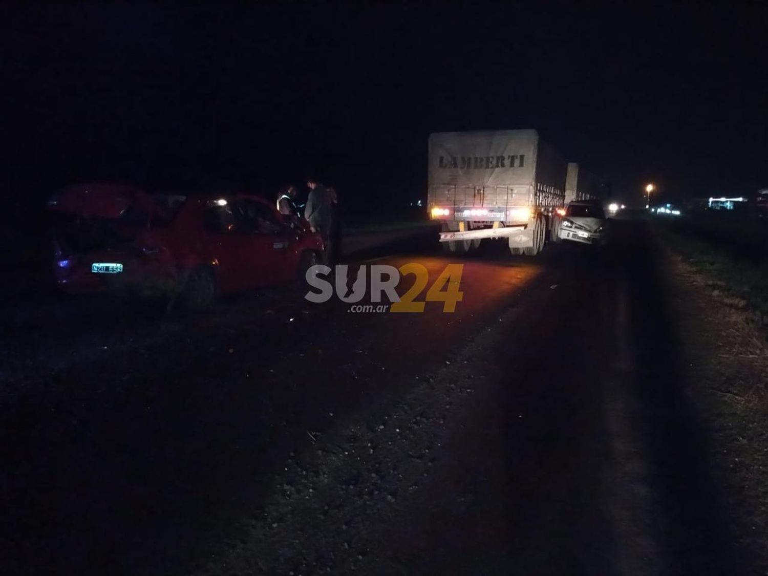 Firmat: accidente múltiple sobre ruta 33 