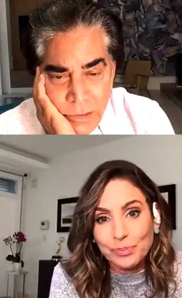 El Puma y su live con Mariale Requena. Foto: Instagram